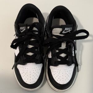 Nike Kids Black and White Sneakers